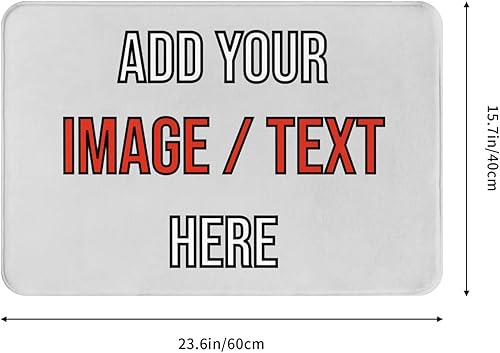 Miniatura 3 de Tapete de baño personalizado con imagen, logotipo, antideslizante, añade tu diseño, foto personalizable, tapete para puerta, regalo de inauguración