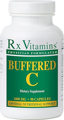 RX Vitamins - C tamponada 500 mg 90 cápsulas [Salud y Belleza]