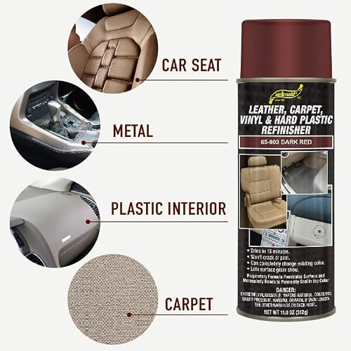 S. M. Arnold Leather, Carpet, Vinyl & Hard Plastic Refinisher - Dark Red [65-903], 11 Fl. Oz. #TOP3