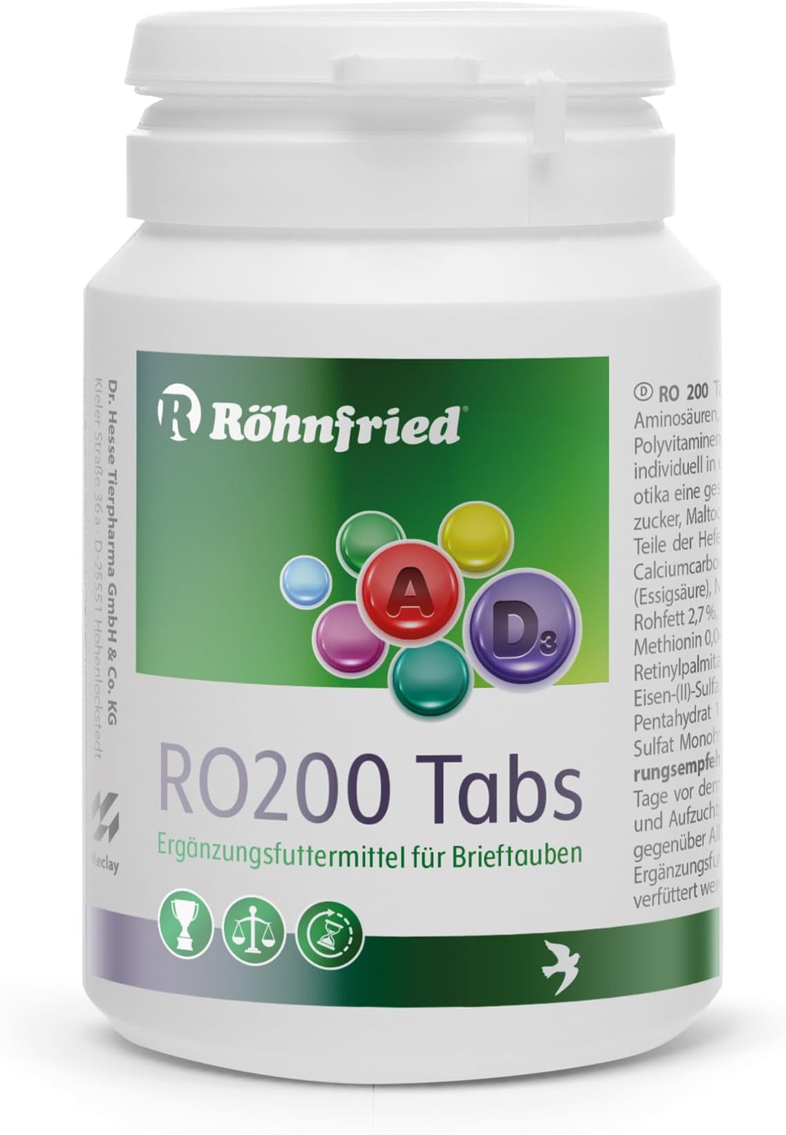 Rohnfried RO Tabs, (Prebiotic + electrolyte + amino-acids + minerals + vitamins)