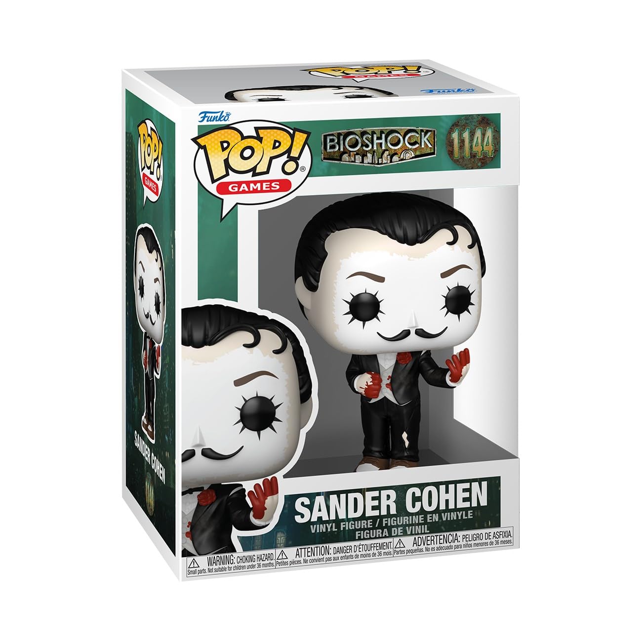 Funko POP! Games: Bioshock, Sander Cohen, Collectable Vinyl Figure, Gift Idea, Official Merchandise, Toys For Kids & Adults