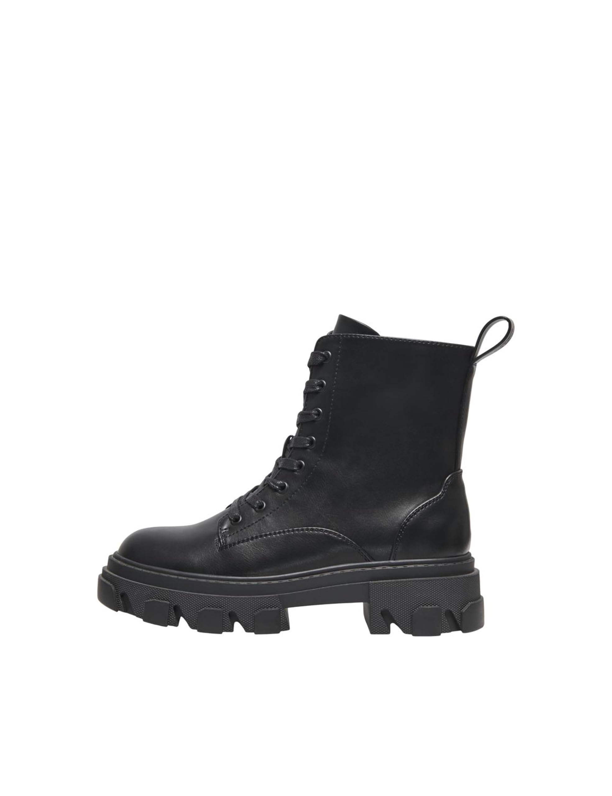 ONLY Women's Onltola-18 Lace Up Boot NoosOnltola-18 Lace Up Boot Noos, black, 4 UK