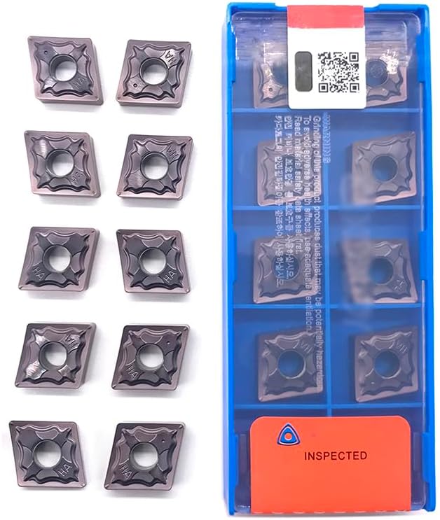 Carbide Insert CNMG120404 CNMG120408 HA PC9030 External Turning Tool CNC Blade Carbide Inserts For Stainless Steel(100PCS,CNMG120408-HS PC9030)