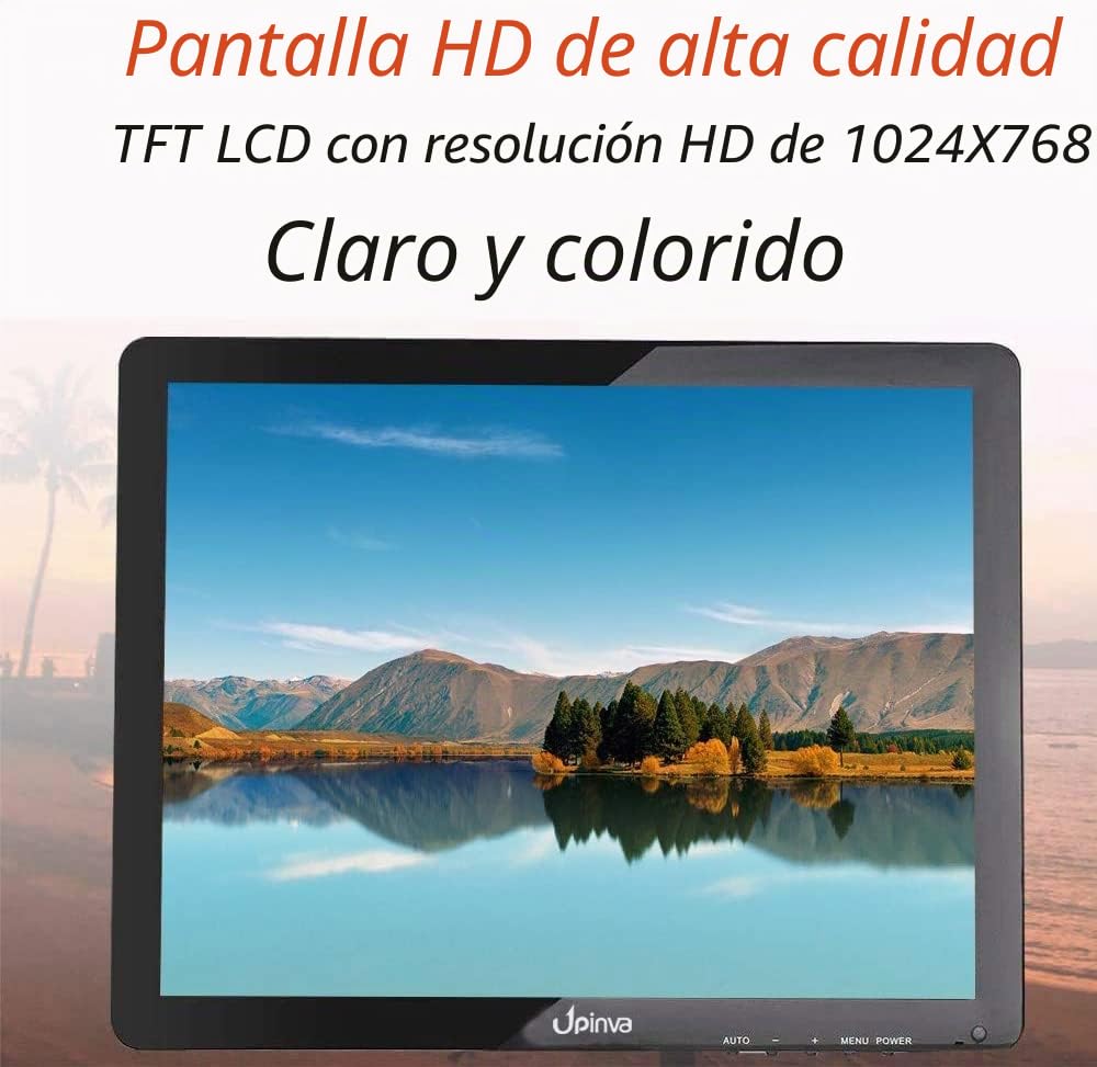 15 Monitor de pantalla táctil con HDMI y pantalla TFT-Pantalla LED portátil para seguridad CCTV estación PC entretenimiento en el hogar Multi-Touch para diseñadores de oficina usuarios de sistemas de
