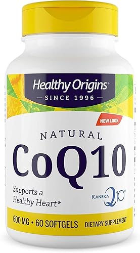 Healthy Origins CoQ10 Kaneka Q10 600 mg 60 cápsulas blandas Healthy Origins CoQ10 Kaneka Q10 600 mg 60 cápsulas blandas