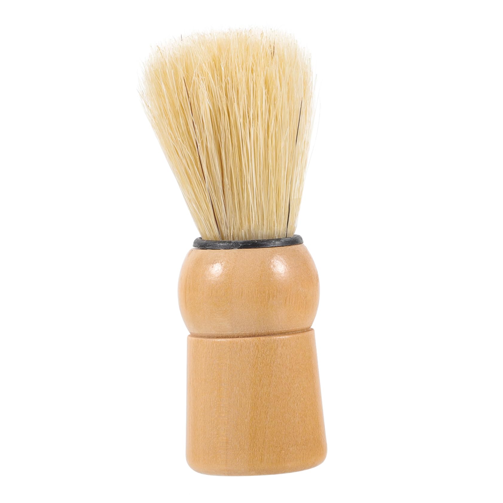 FOYTOKI Beard Exfoliator for Men Wooden Shaving Brush Mustache Brush Manual Beard Making Accessories