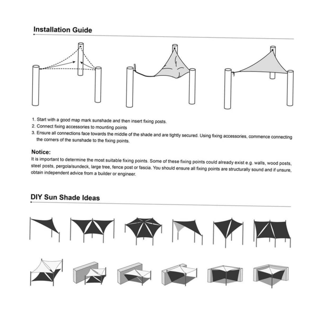Sun Shade Sail Triangolare Pe Beige UV Block con Corda | Atmosfera Estiva, per Piscina e Prato, Installazione Facile, Uso Tutto L'anno