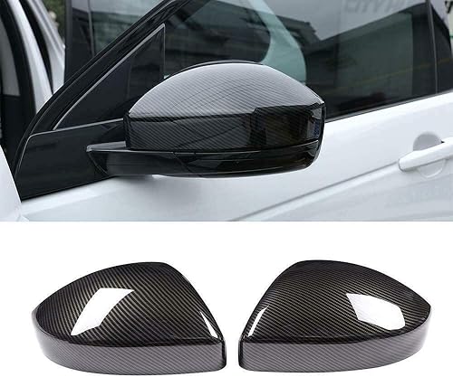 Cubierta de espejo retrovisor ABS Protector de espejo lateral Decoración exterior para Land Rover Evoque 2016-2019, para Land Rover Discovery Sport