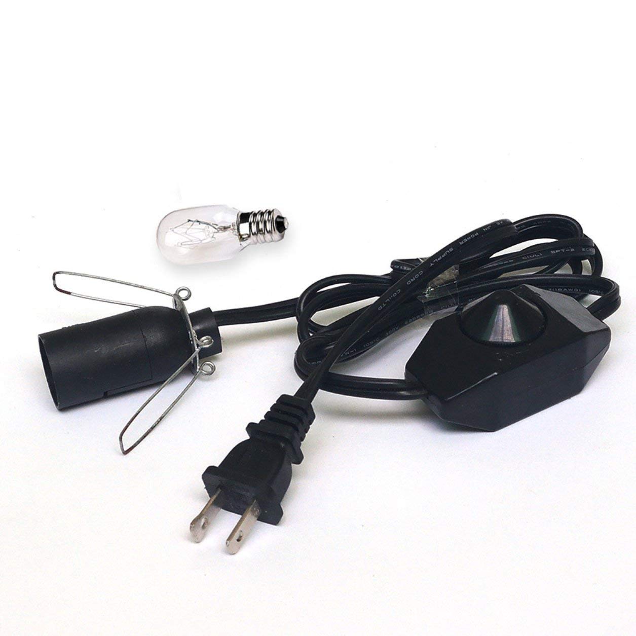 khushamdid-AEElectric Salt Lamp Light with Switch Power Cord Cap- 15W