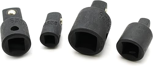 Miniatura 3 de Juego de adaptador y reductor de enchufe de impacto, Cr-v 4 piezas, juegos de adaptadores de enchufes de impacto, adaptador de enchufe de 12 a 38,