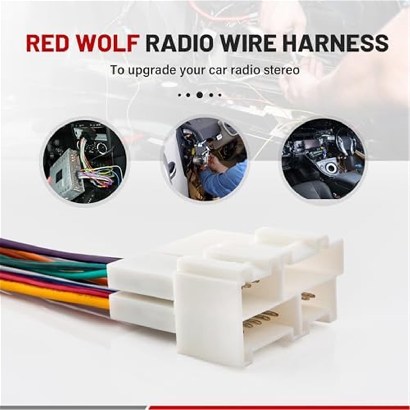 Wiązka przewodów radia samochodowego z adapterem antenowym, do modeli GM z lat 1988-2002, Chevrolet, GMC, Buick, Cadillac, montaż adaptera stereo z łącznikiem przewodów Butt Kabel adaptera radi