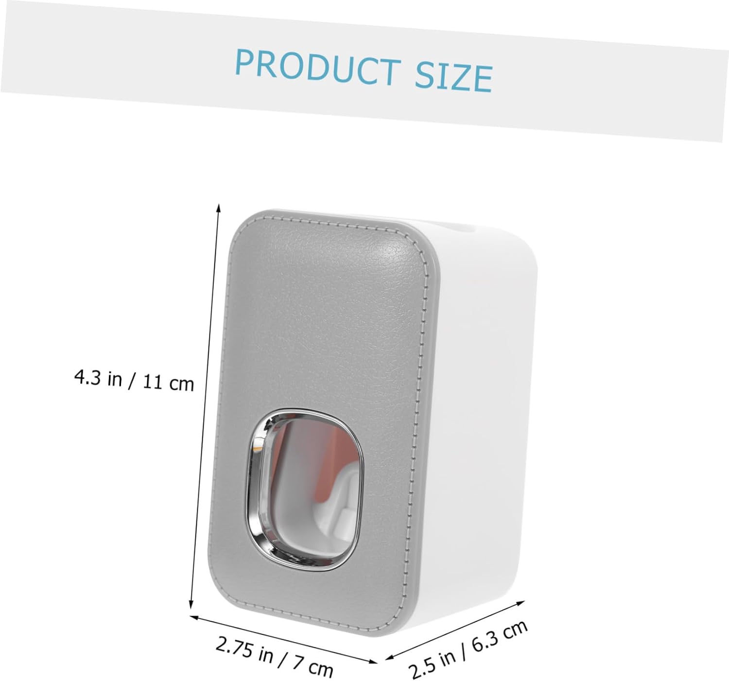2pcs Wall-Mounted Toothpaste Dispenser Automatic Squeeze Easy to Install Toothpaste Pump for Bathroom