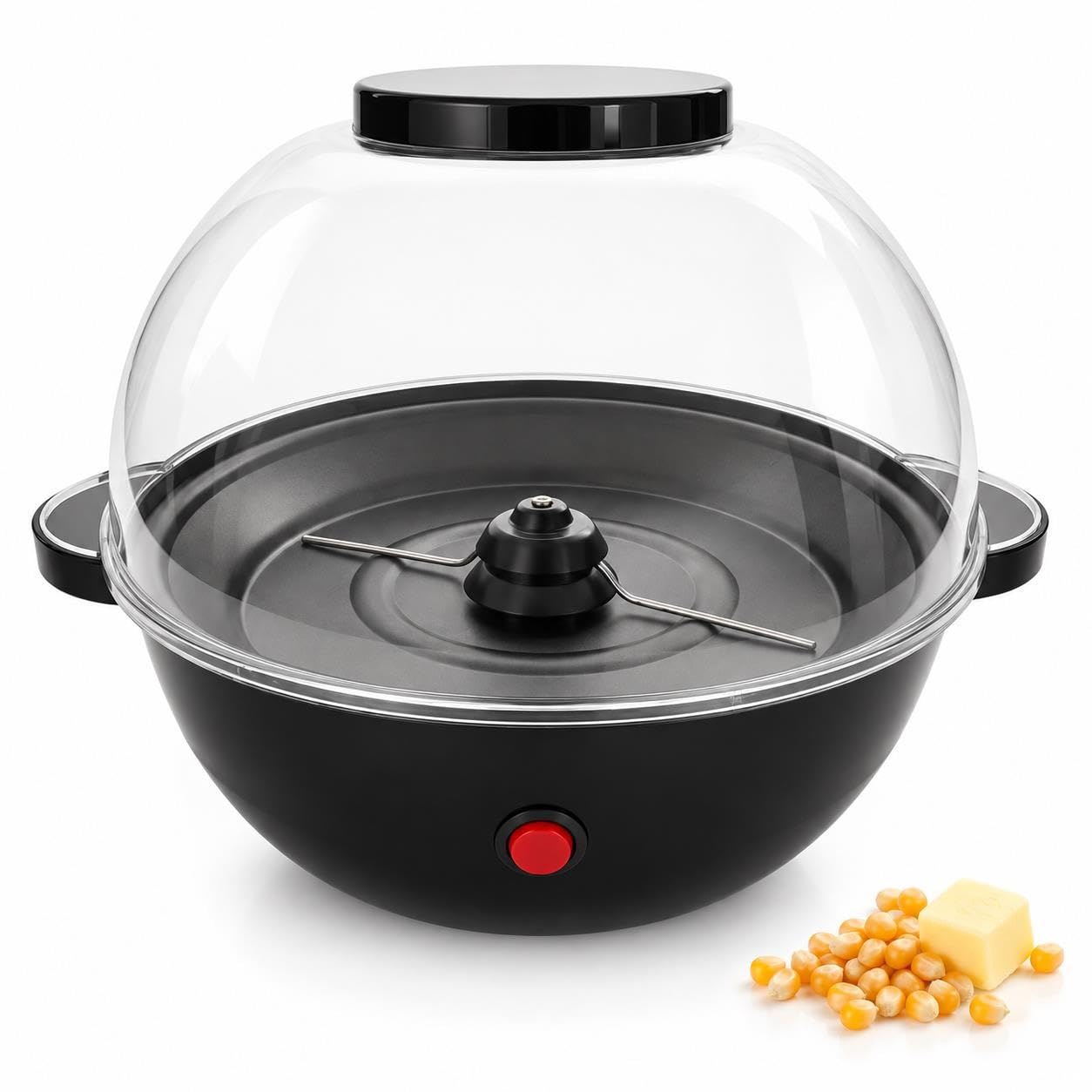 Máquina For Hacer Palomitas De Maíz Con Sistema De Agitación Eléctrico