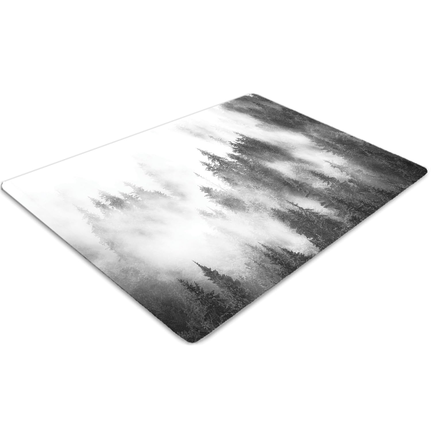 Tapis de chaise rectangulaire 120x90 cm protège-sol en PVC résistant et étanche
