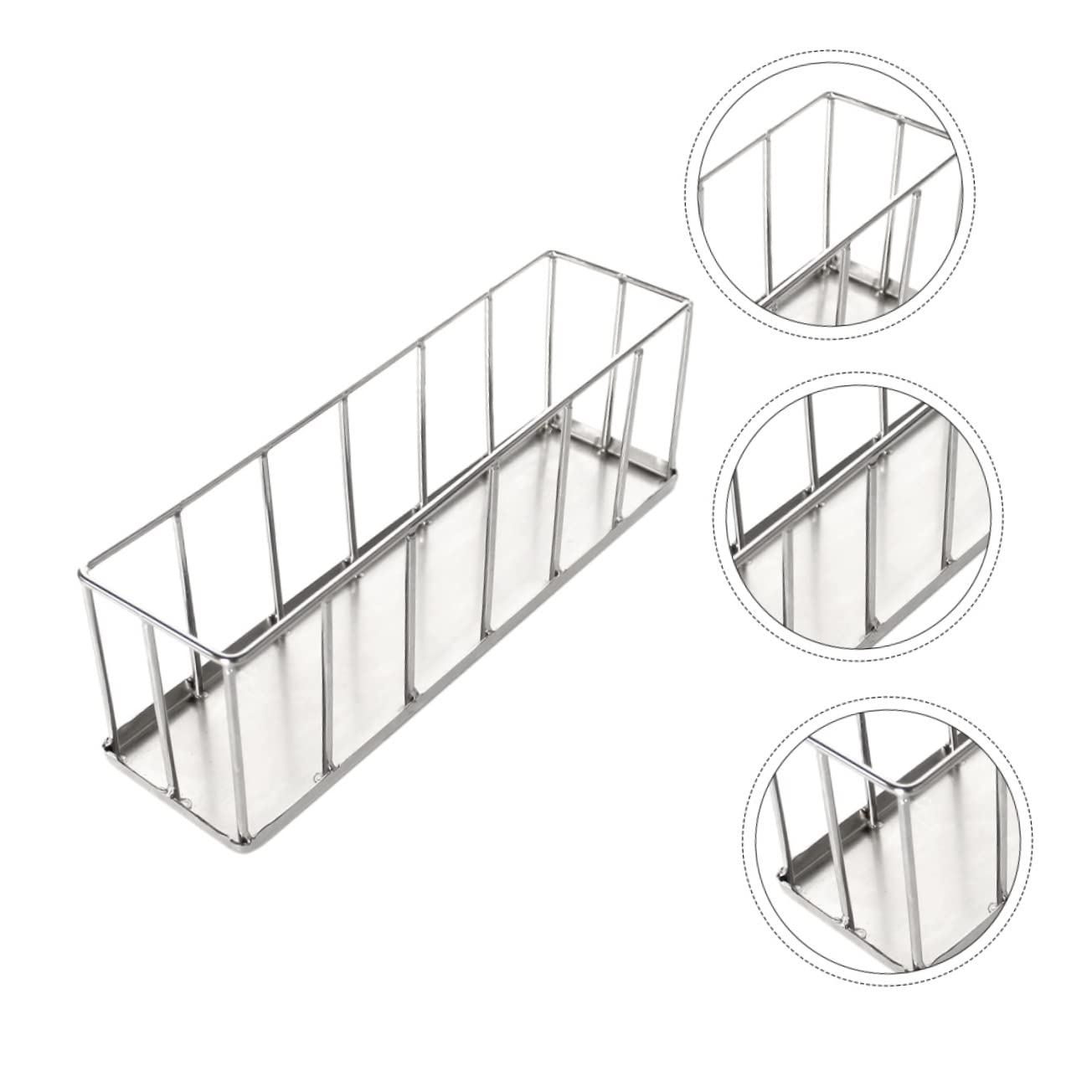 WOONEKY Comedero Inoxidable para Reptiles Plato Antideslizante para Tortugas y Alimentador De Ecológico y para Comida y Agua Diseño y Estable