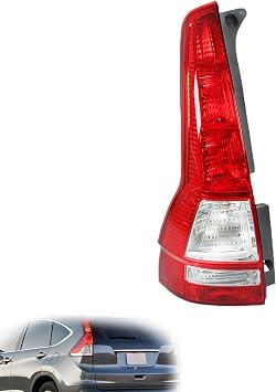 1 Pack Left Side Tail Light Assembly Replacement for CRV 2007 2008 2009 2010 2011