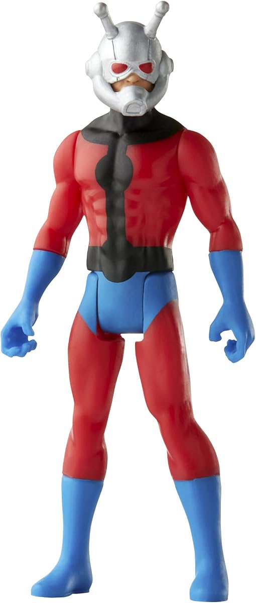 Marvel Hasbro Legends 3.75-inch Retro 375 Collection Ant-Man Action Figure Toy, Red