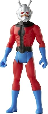 Marvel Hasbro Legends 3.75-inch Retro 375 Collection Ant-Man Action Figure Toy, Red