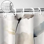 Shower Curtain, Boho Floral Shower Curtains, Watercolor Shower Curtains Set for Bathroom Decoration with Hooks 72 X 72 inch