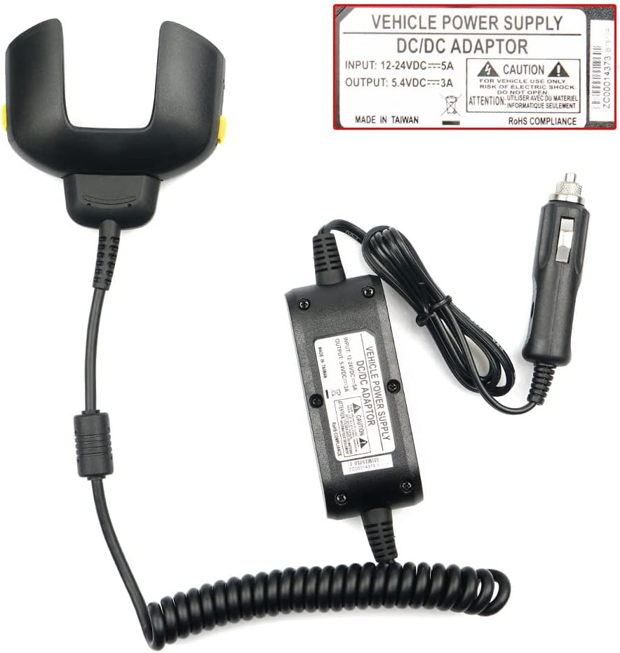 Car Charger Cable for Zebra Symbol TC70 TC70X TC72 TC77 PDA Handheld Computer Charger Set Replaces CBL-TC7X-USB1-01 for Barcode Scanners - Image 2
