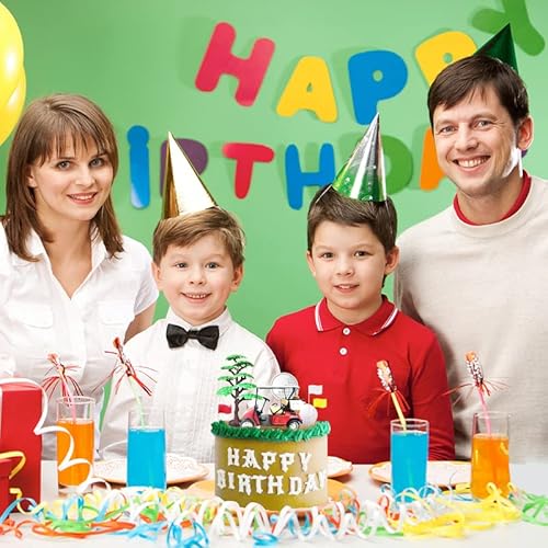 35 Pcs Golf Cake Topper Set Includes Golf Cupcake Toppers Mini Golf Cart Decorations Flag Golf Ball Tree For Men Dad Boyfriend Golfer Golf Cake Decorations Golf Birthday Party Decorations #TOP7