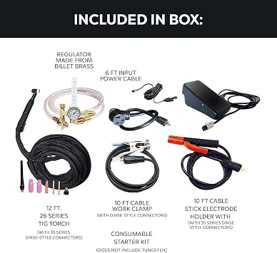 New Poweri-TIG 200T Digital DC TIG/Stick Welder LOW 2 Amp Start, Dual Voltage 110v/220v