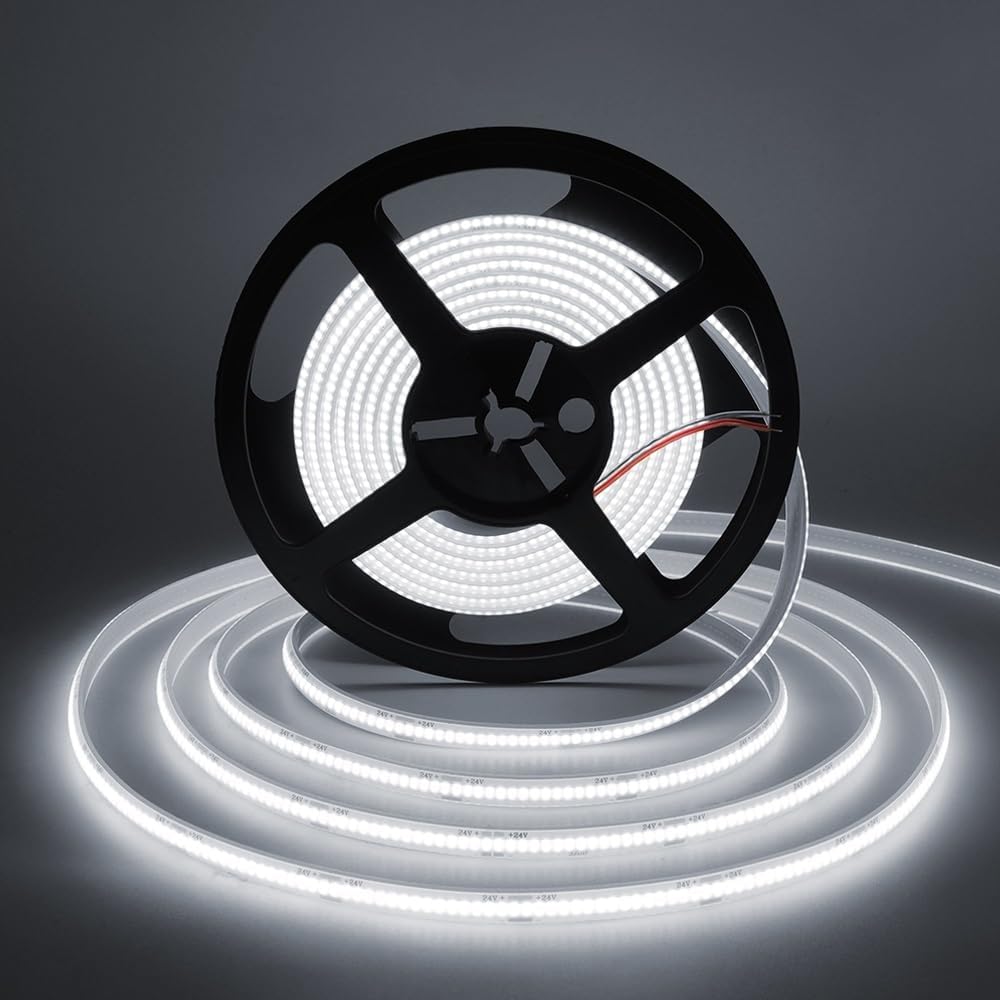 0.5～20m DC12V/24V COB LEDストリップ | IP68防水、RA90、320 LED/m、3000K～6000K