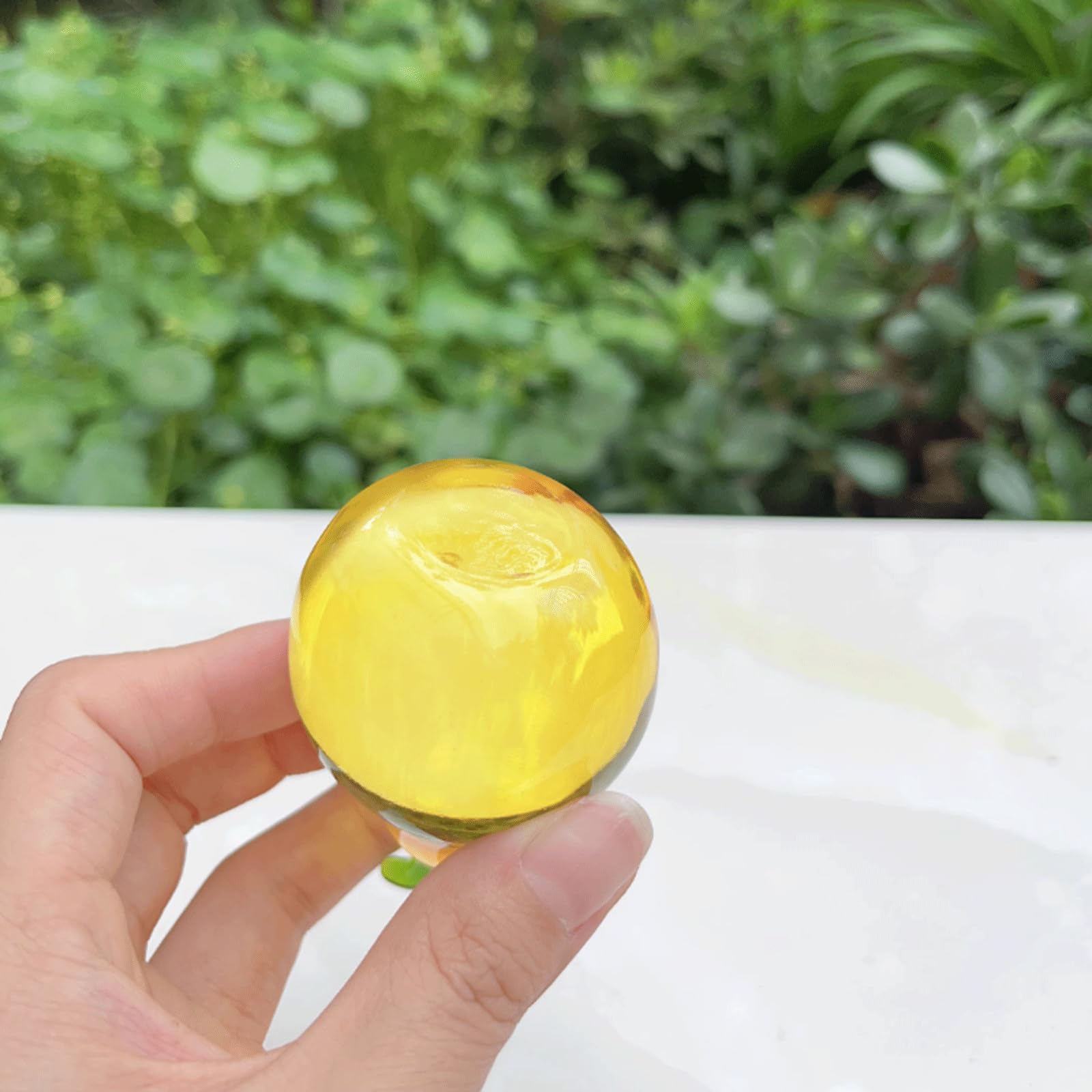 Amazon.co.jp: ガラスの置物 かわいい小さな脂肪梨ガラス工芸品色釉
