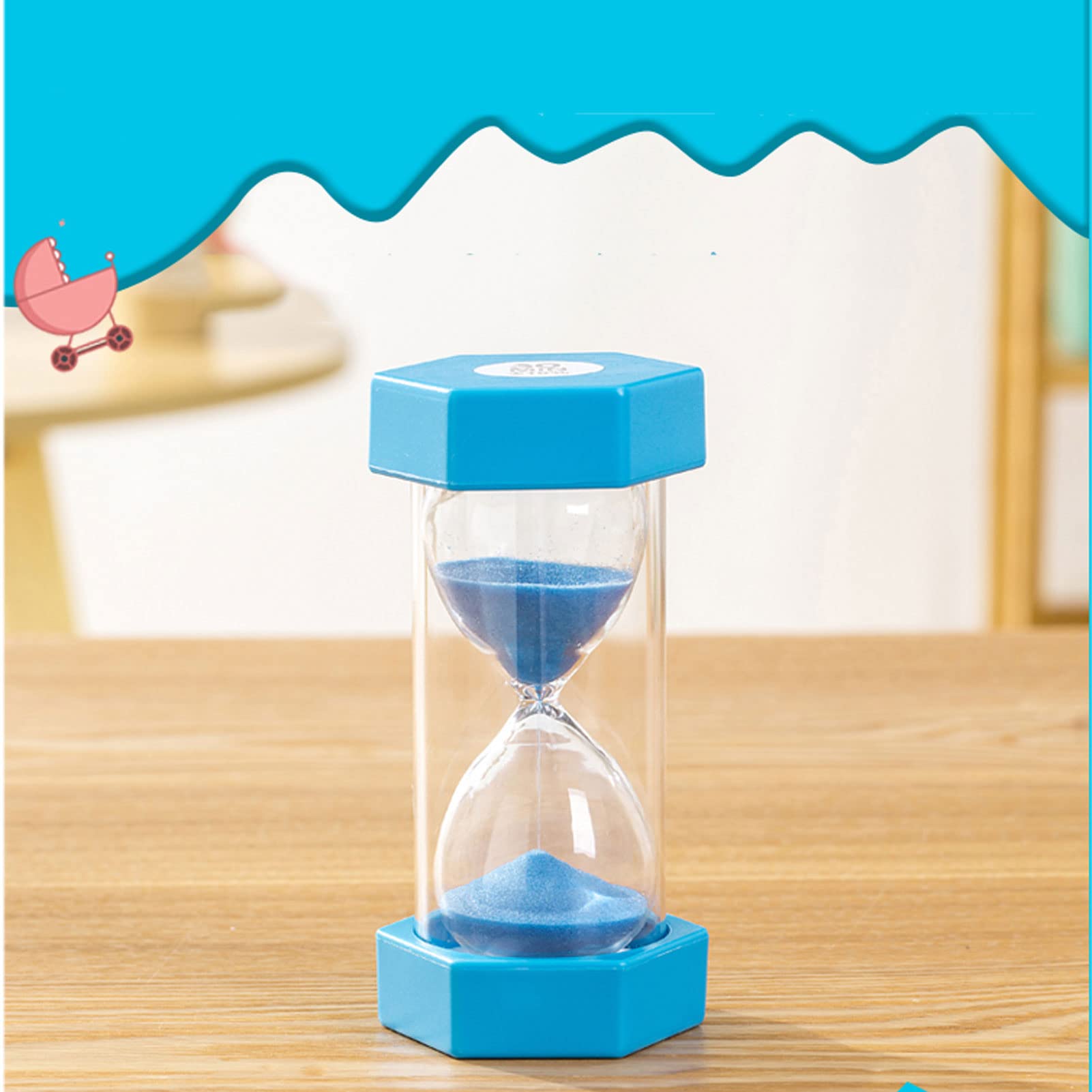 Clessidra Clessidra Timer Set Clessidra Timer for Bambini Classroom Regali Creativi Timer-Piccola Clessidra Set Colori Clessidra Clessidra Clessidra Timer Gestione del Tempo Set Home Office De