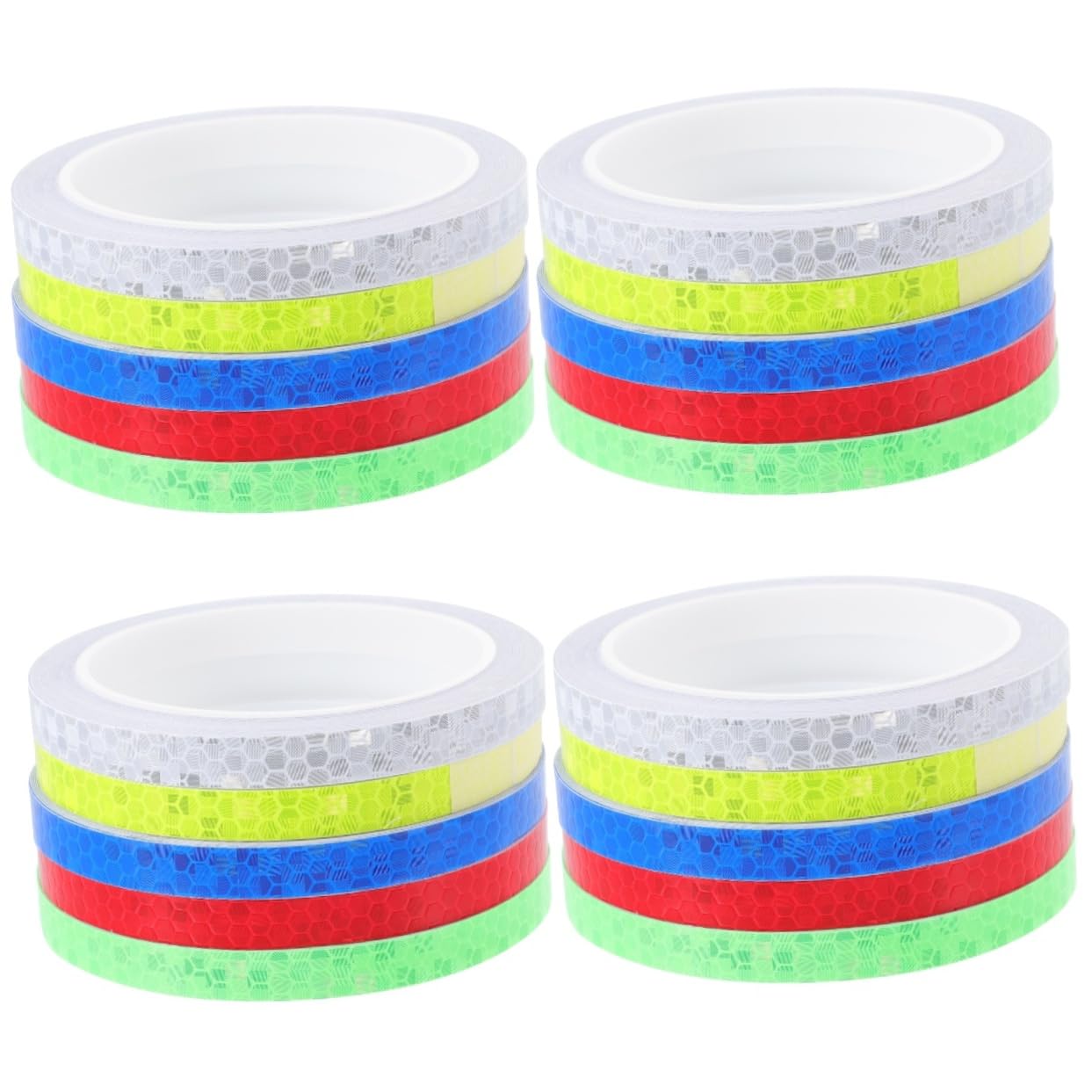 ifundom Adhesivos Reflectantes para Bicicletas Pensativo Cinta Reflectante Impermeable Cinta Reflectante Extraíble Pegatina Reflectante De Advertencia