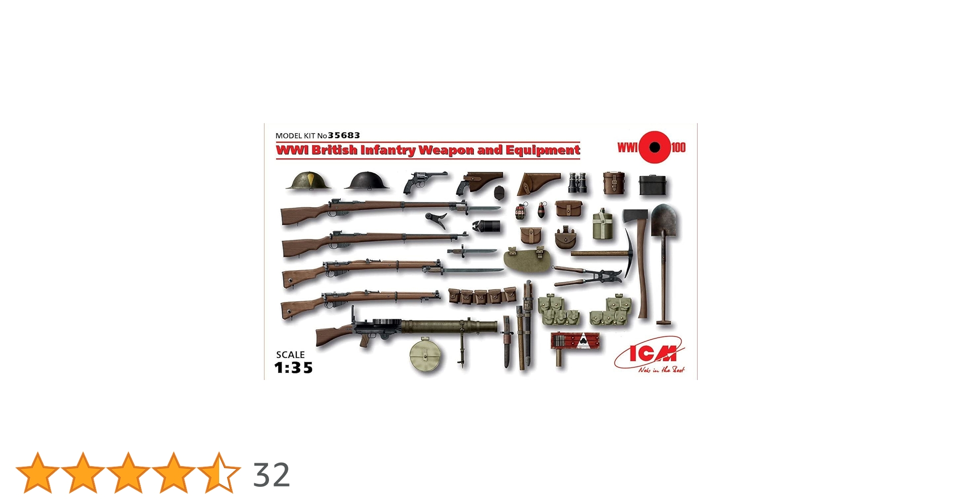 ジオラマ　第一次世界大戦 イギリス軍　ICM 1/35 完成品 Amazon | ICM 1/35 第一次世界大戦 イギリス軍歩兵 ウェポン