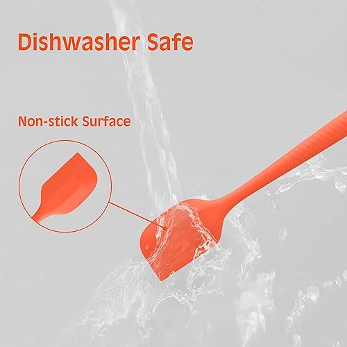 Miniatura 8 de Garantía permanente Espátula grande de silicona resistente al calor Espátula de silicona para utensilios de cocina antiadherentes Gadgets de cocina