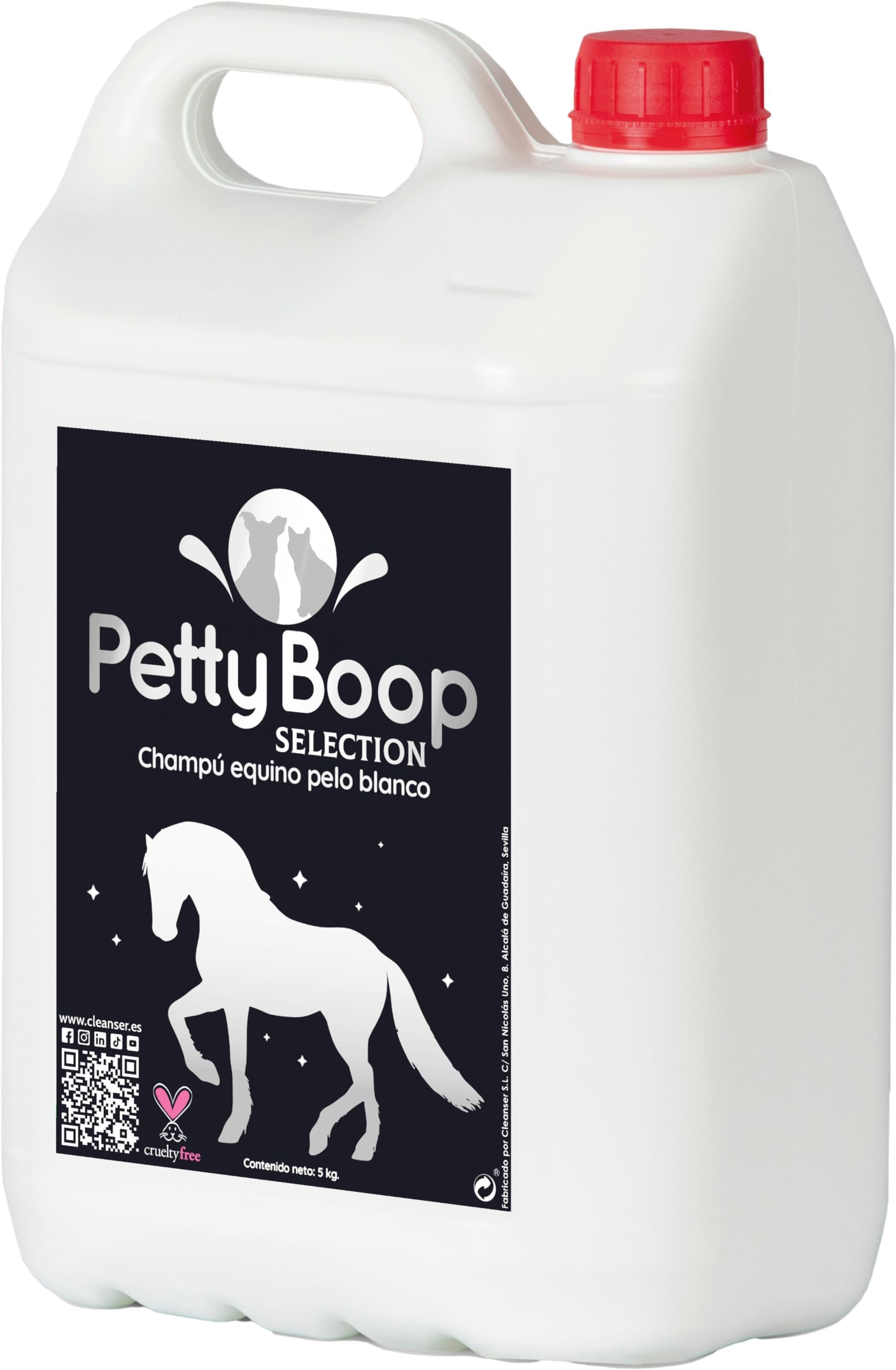 Champú Mascotas Pelo Blanco. |Potencia el Pelo Blanco | Hidrata y proteje | Acción Anti - Manchas | Sin Sulfatos | con Aceite de argán |Crueltly Free. (3, 5L)