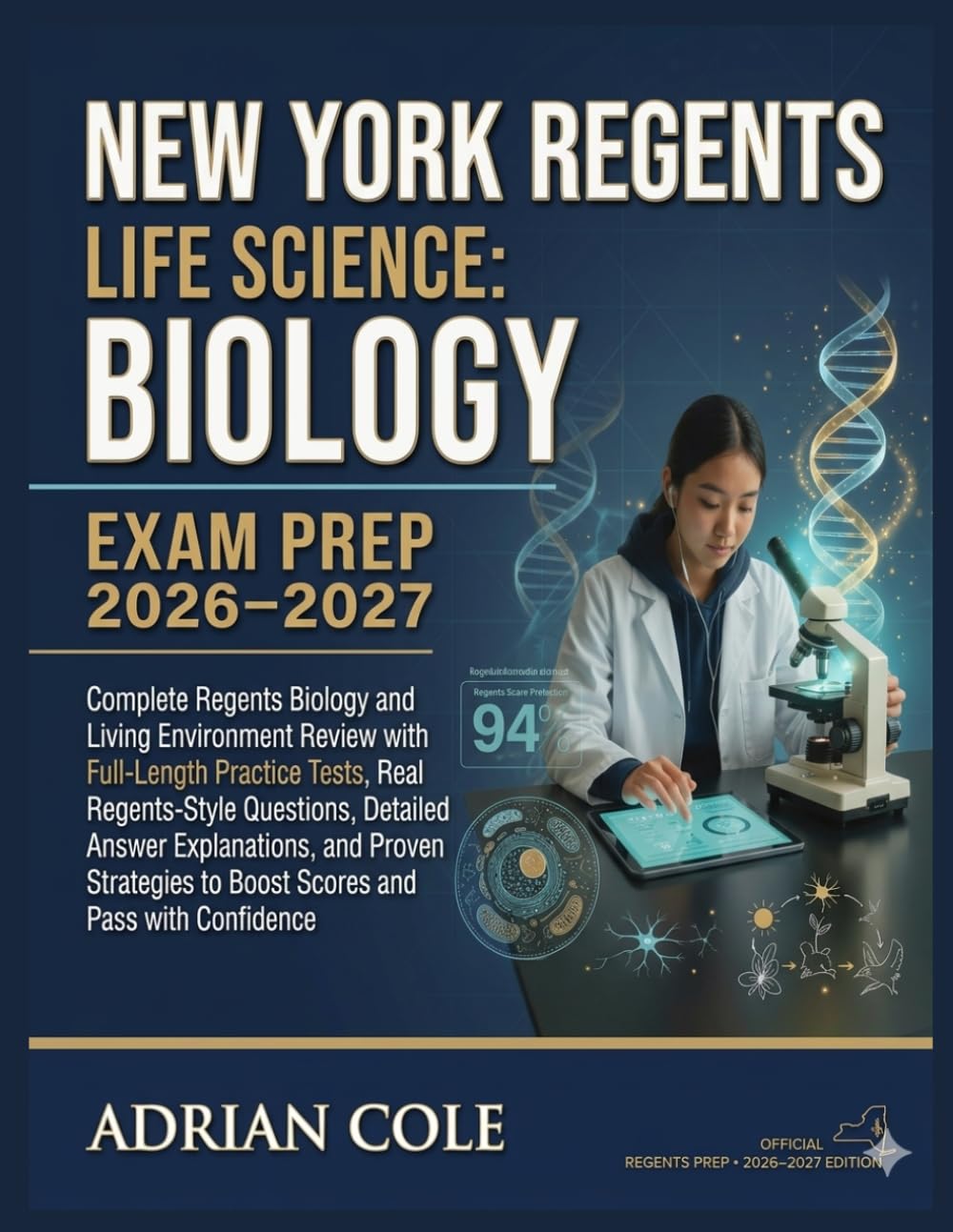 NEW YORK REGENTS LIFE SCIENCE: BIOLOGY EXAM PREP 2026–2027: Complete Regents Biology and Living Environment Review with Full-Length Practice Tests, ... and Proven Strategies to Boost Scores and Pas