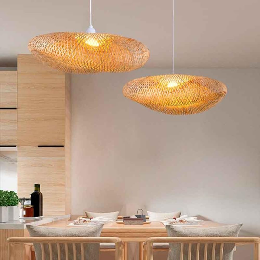 Lampada a sospensione in vimini "Vimet Lite"