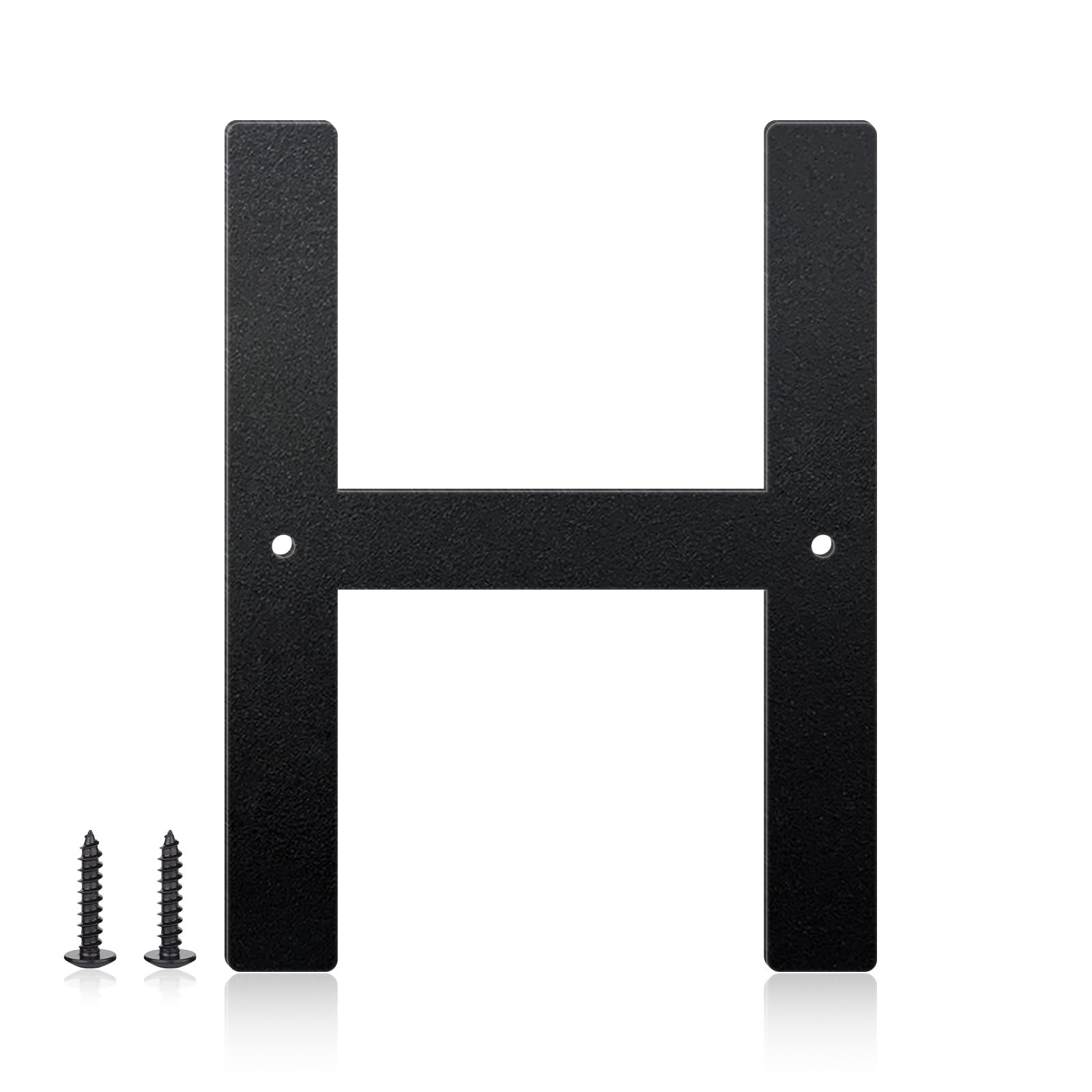 28 Inch House Numbers and Metal Letters for Outdoor Signs, House Numbers for Outside, Aluminum Address Letters and Numbers for Door, Mailbox, Garden, Perfect for Home or Office (Letter H)