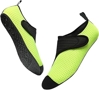 Zapatos acuáticos de playa, zapatos acuáticos de secado rápido for natación, zapatillas de playa, zapatillas deportivas ligeras for Surf, zapatillas deportivas for agua Para Hacer Deporte(Yellow,38)