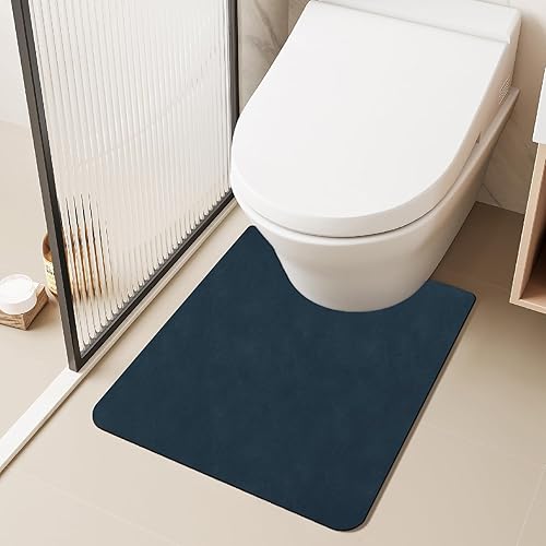 Miniatura 51 de Tapete de baño pequeño de secado rápido, antideslizante, lavable, delgado, absorbente, se adapta debajo de la puerta, tapete de baño perfecto para