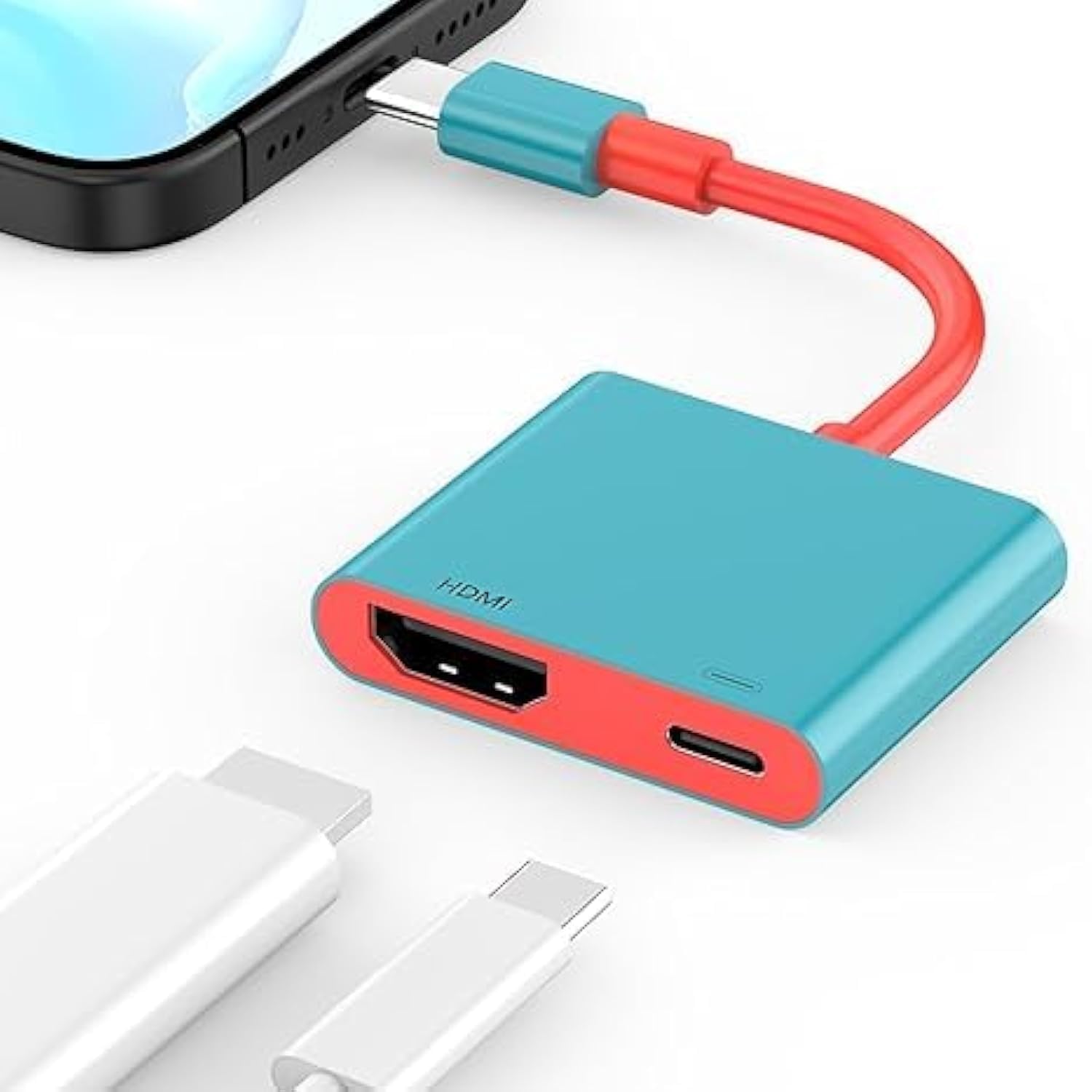 CREHAO iPhone 16 to HDMI Adapter to TV,[MFi Certified] USB Type C Digital AV Adapter 4K Sync Screen Connector Cable Compatible for iPhone 16/15 Pro/15 Pro Max/15 Plus to HDTV Projector Monitor