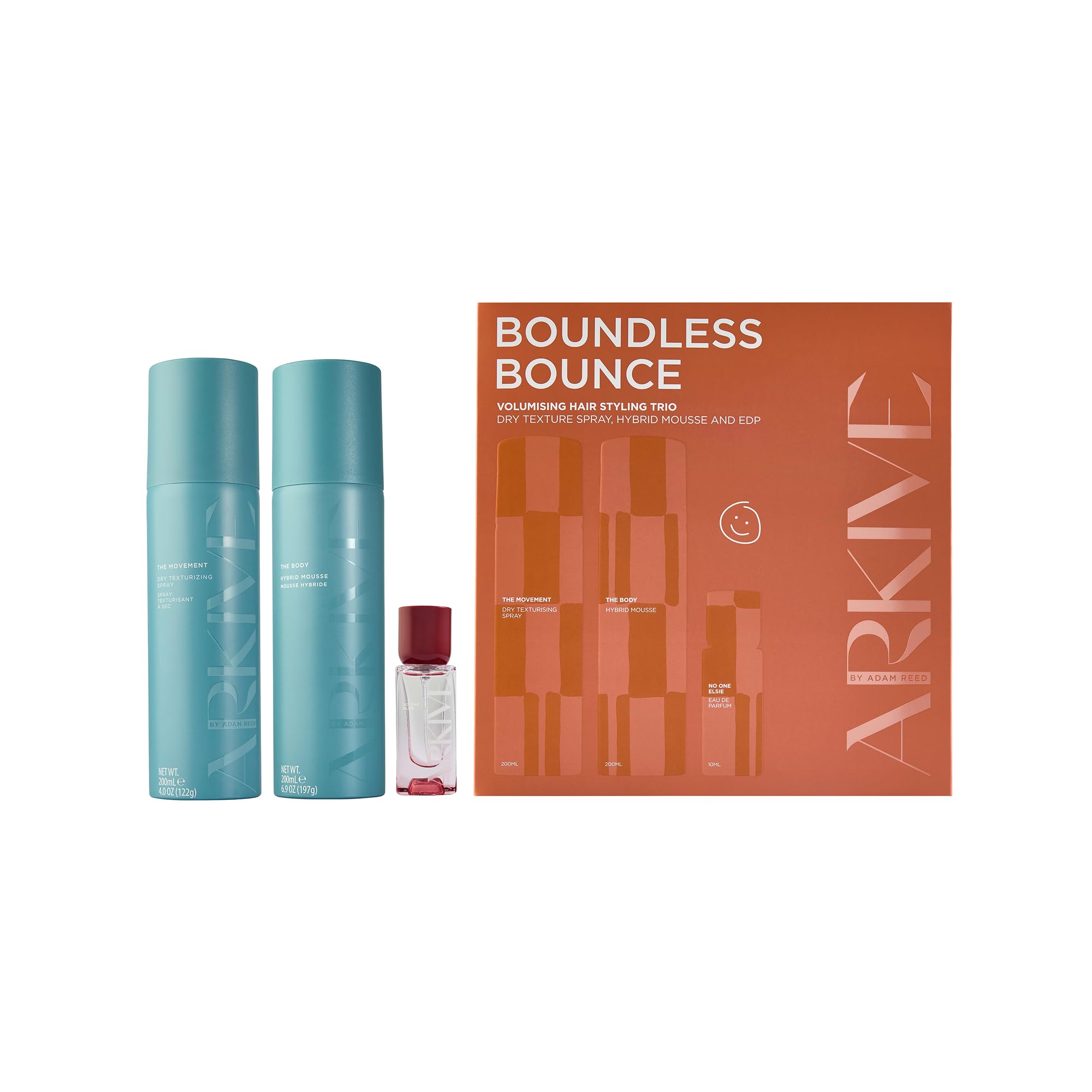 Volume Styling Gift Set, Hair Mousse, Spray 2 x 200ml and Hair Perfum 10ml