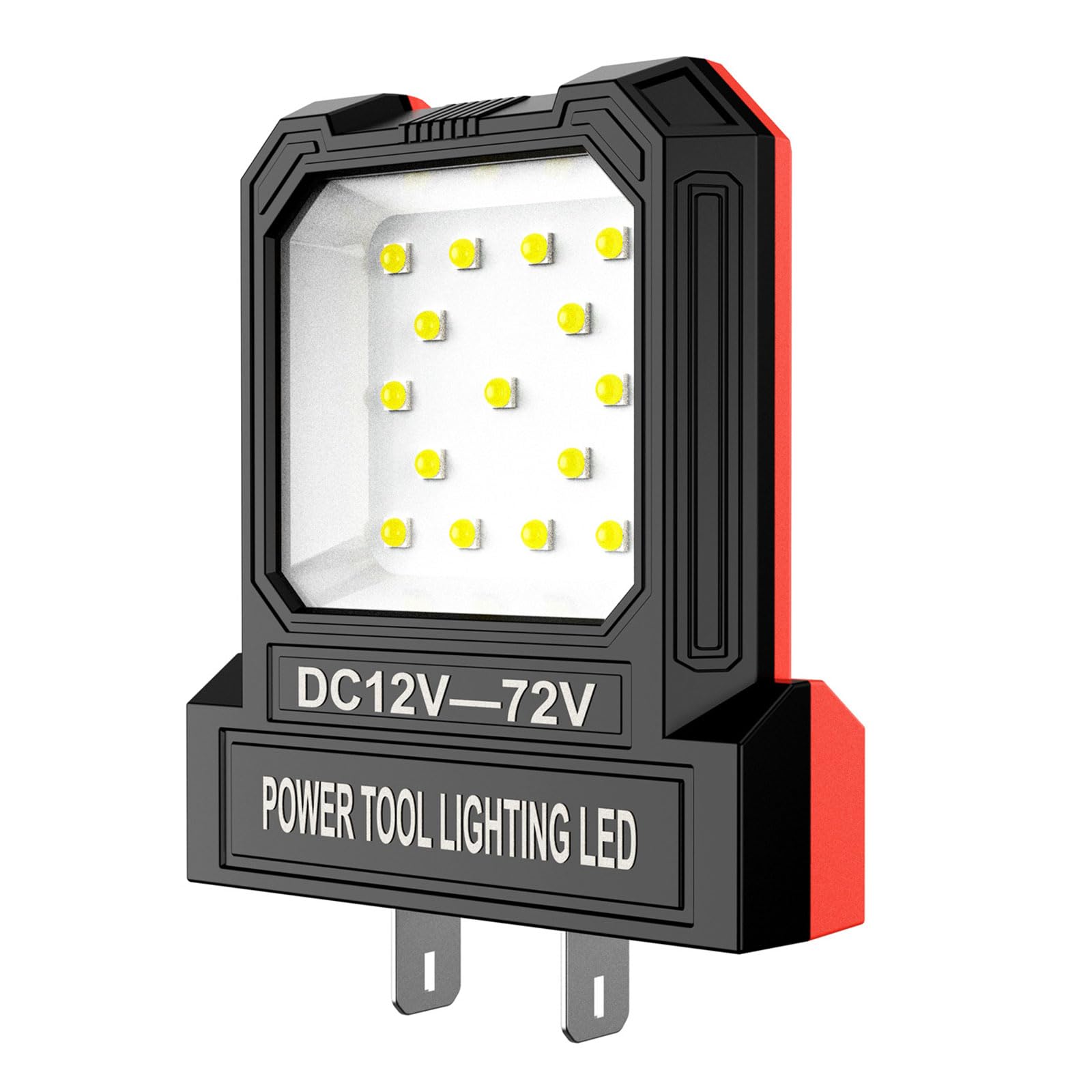 Brightness 550LM LED Work Light for 12-72V Lithium Batteries Pocket Size Flashlights Jobsites Light Cordless Work Power Tool Battery
