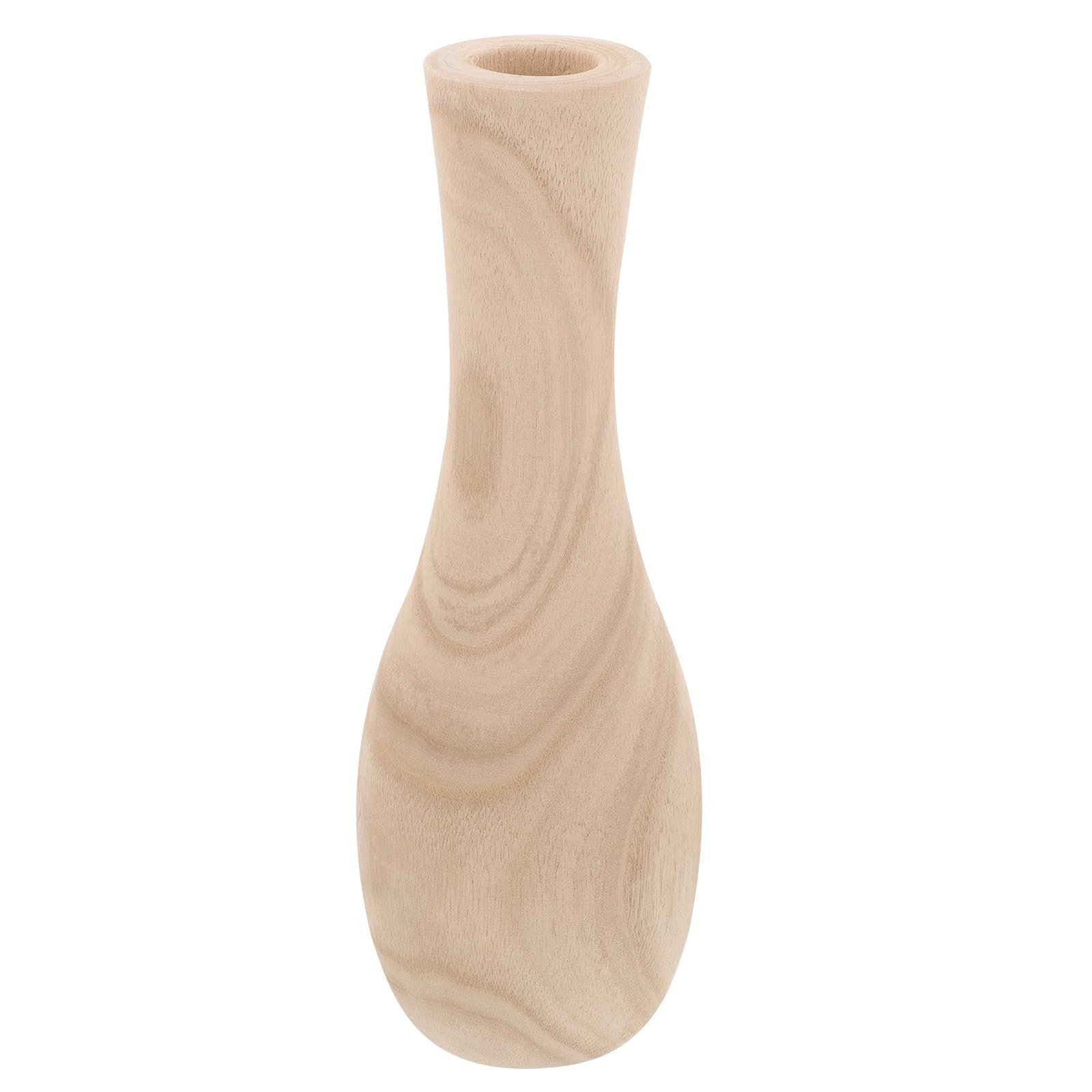 Jarrón de madera para flores secas que crea un ambiente cómodo en tu oficina y hogar