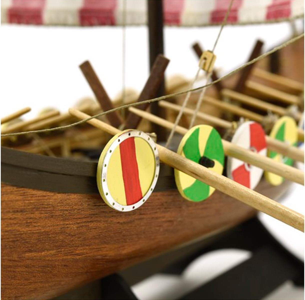 Artesania Latina - Wooden Ship Model Kit - Nordic Sailboat, Drakkar Viking - Model 19001N, 1:75 Scale - Models to Assemble - Initiation Level - Image 5