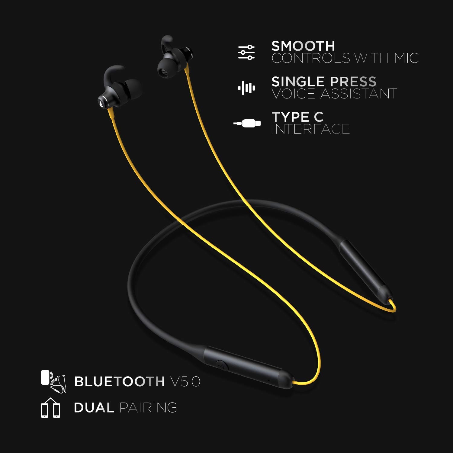 boAt Rockerz 335 Wireless Neckband with 
