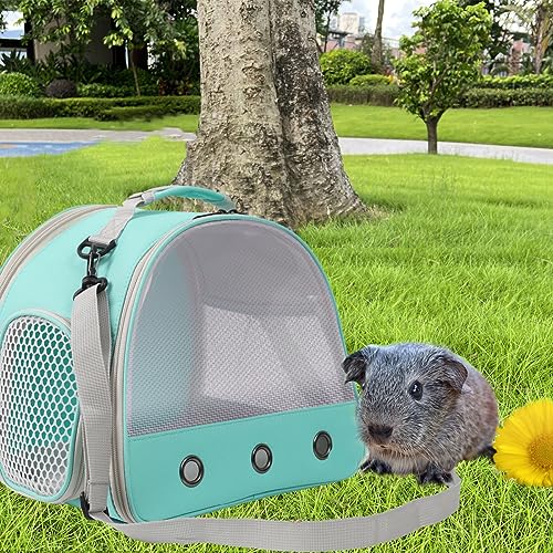 image for WEVONIGU Ventilation Lizard Carrier for Bearded Dragon,Guinea Pig Carr