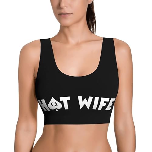 Spank It My Ass Yoga Sports Bra for Women, Comfortable Yoga Bras Fitness Workout Tops Running Bra with Removable Pads - Large - Funny-9