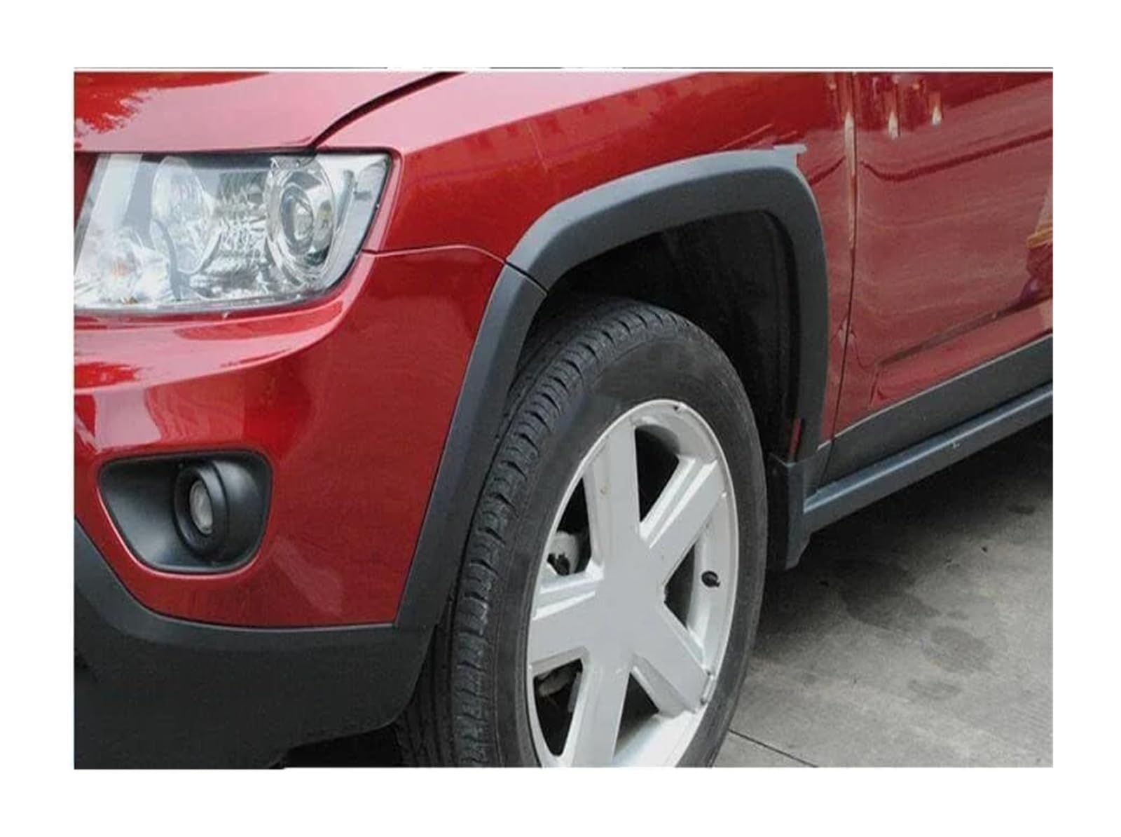 Garde-boue Pour J&eep Pour Compass 2011-2015 Élargisseurs D'ailes Voiture Accessoires Garniture Protection Passage De Roue 10 Pièces Sourcils De Roue De Voiture