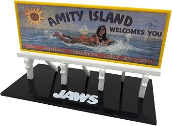 Jaws - Amity Island Billboard Scaled Prop Replica