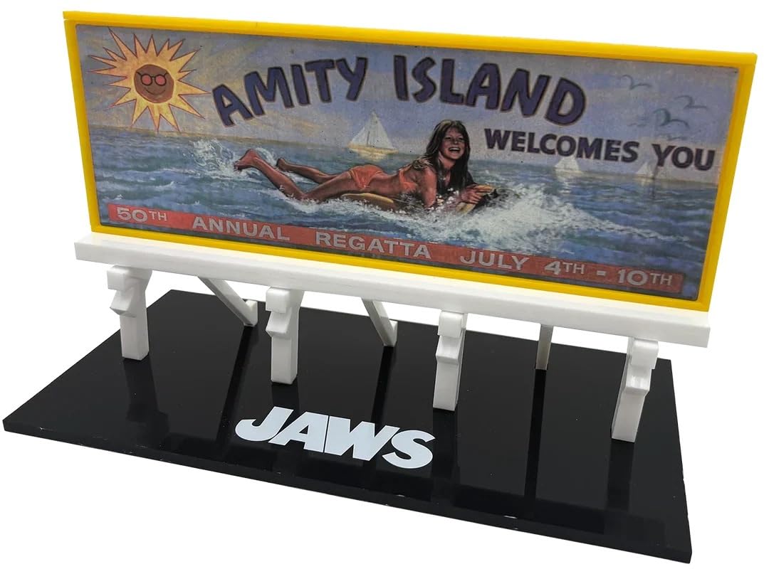 Factory Entertainment Jaws Amity Island Billboard Scaled Prop Replica