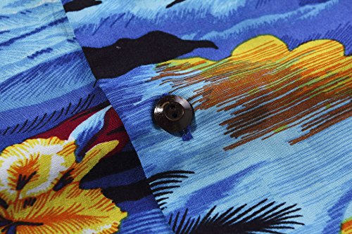 Image of Boys' Aloha Shirt Cabana Set in Signature Prints | Button Front Shirt; Soft Rayon Fabric; Signature Tropical Prints; Lightweight Comfort; Vacation Ready